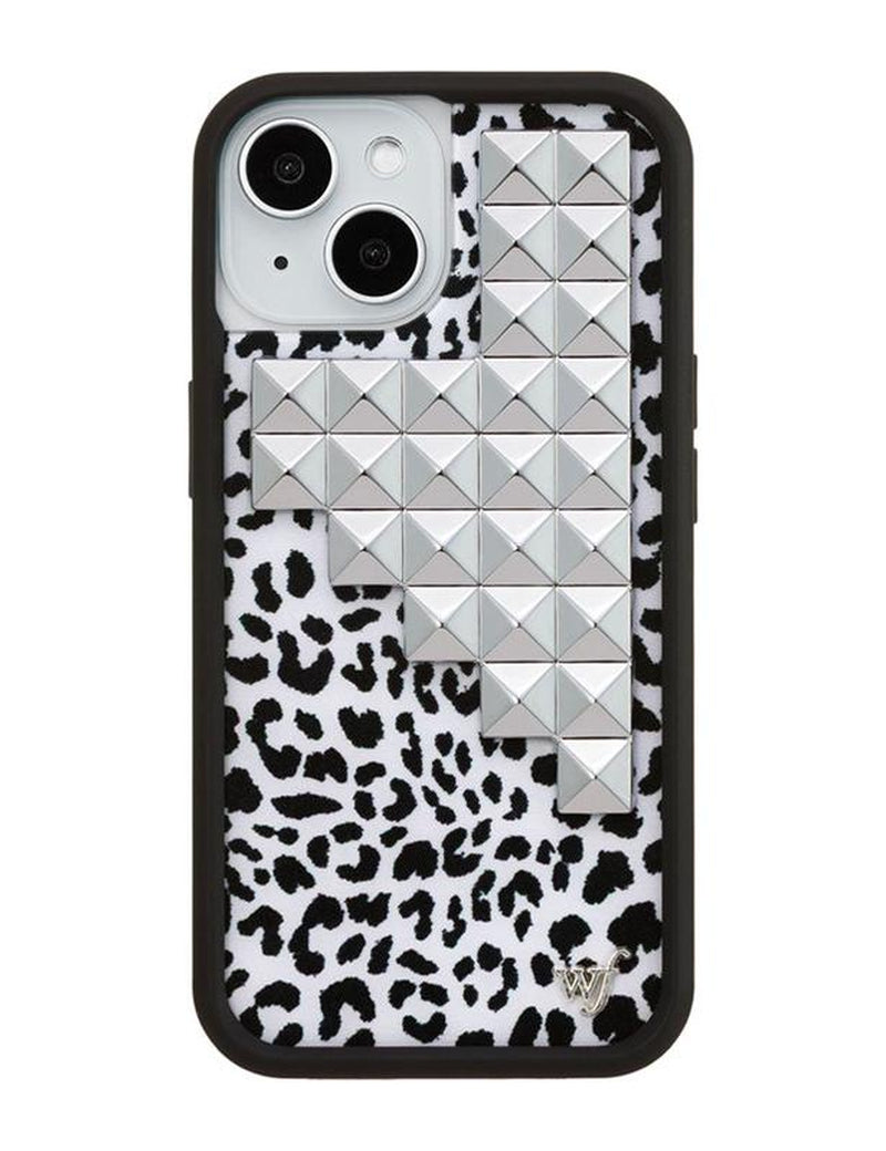 Wildflower Cases - Snow Meow Stud, Limited Edition Iphone Case | Leopard Durable Protection Protective Smartphone Cute Trendy
