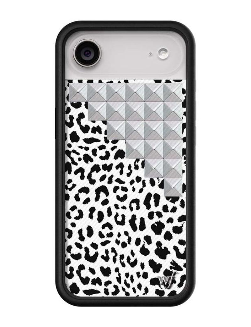 Wildflower Cases - Snow Meow Stud, Limited Edition Iphone Case | Leopard Durable Protection Protective Smartphone Cute Trendy